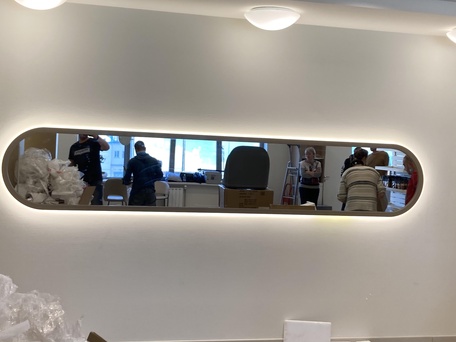 Обрамление деревом или МДФ