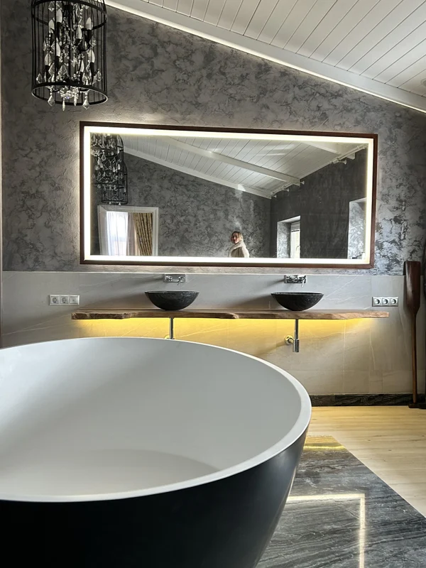 Обрамление деревом или МДФ