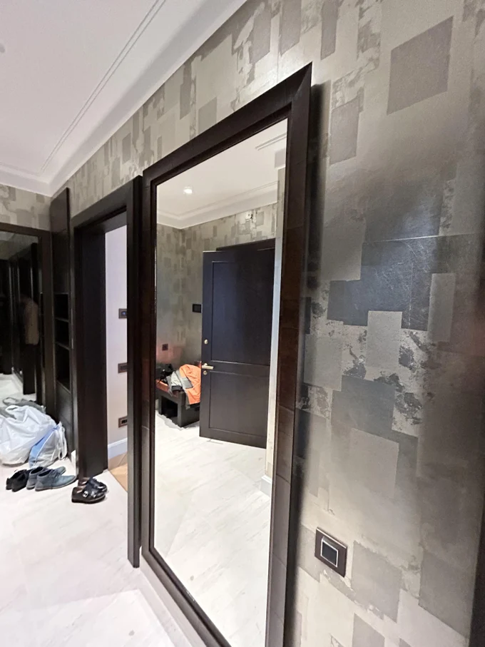 Обрамление деревом или МДФ